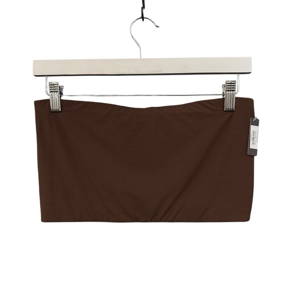 SKIMS Cocoa Brown Bandeau Tube Top Plus Size 2X NWT - Picture 1 of 5